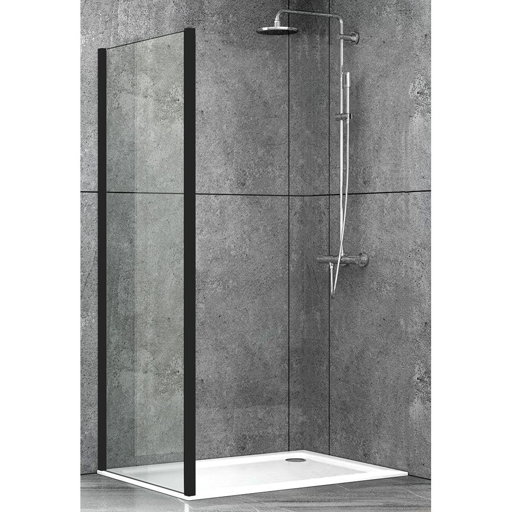 Изображение товара Боковая стенка ABBER Schwarzer Diamant S100B для душевых кабин стекло 1000 мм