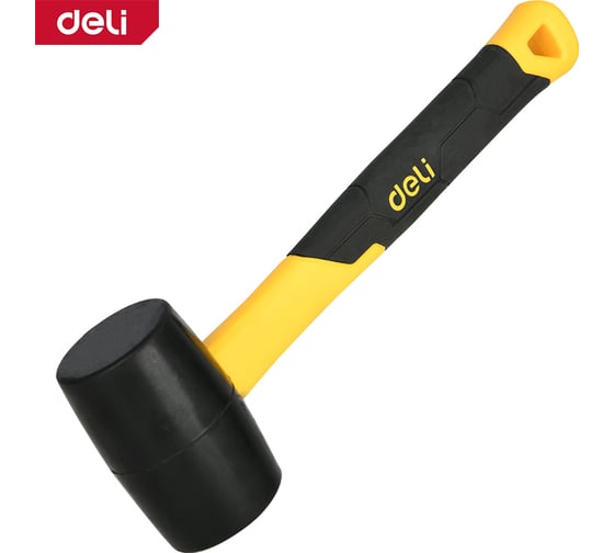 Изображение товара Киянка резиновая DELI DL5908 225 гр, фибергласовая рукоять с резиновой вставкой 168346