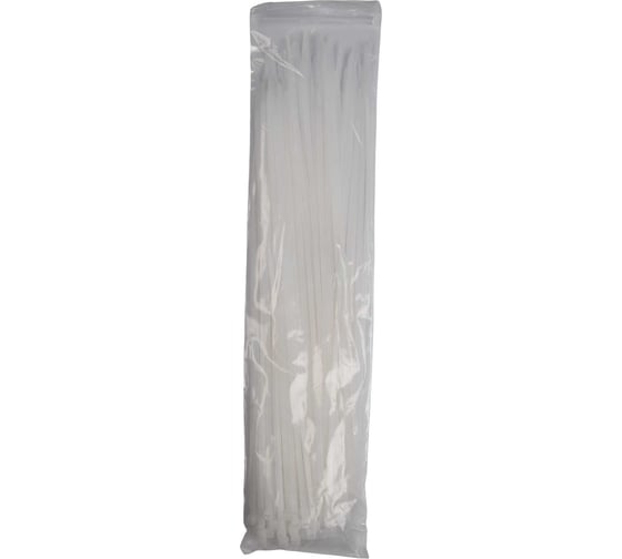 Изображение товара Кабельная стяжка Jazzway PCT 4,8x400-100WH PA6.6, уп. 100 шт. 5054097