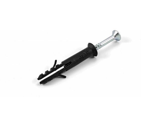 Изображение товара Дюбель гвoздь Квадра 6x60 потайной, пробка с усами, уп. 2000 шт. 200606002000