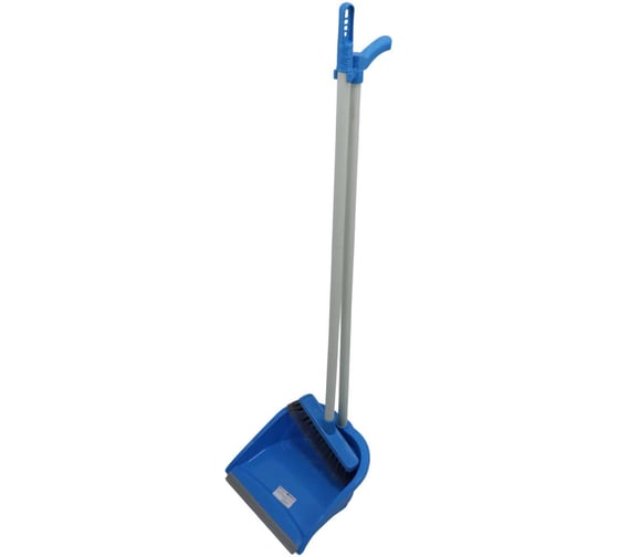 Изображение товара Комплект Ленивка совок+щетка с длинными ручками ЛЮКС - цвет СИНИЙ ACG 1028854