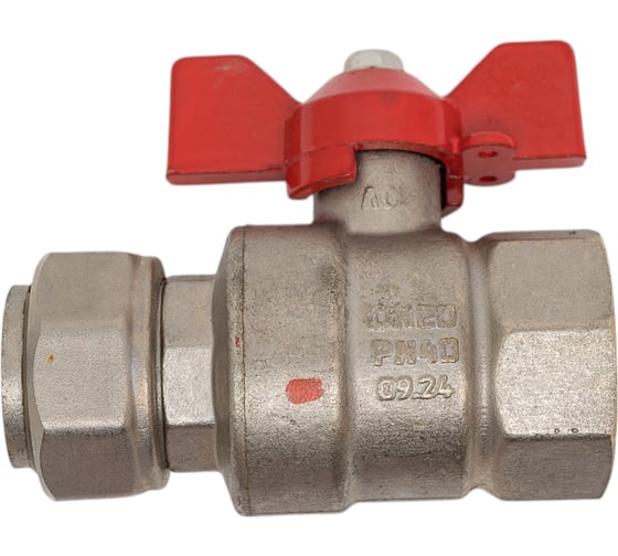 Изображение товара Кран шаровой латунный LD Pride нк Ду20 Ру40 м/амер Т-рук бирк 47.396.20 R 109-0531