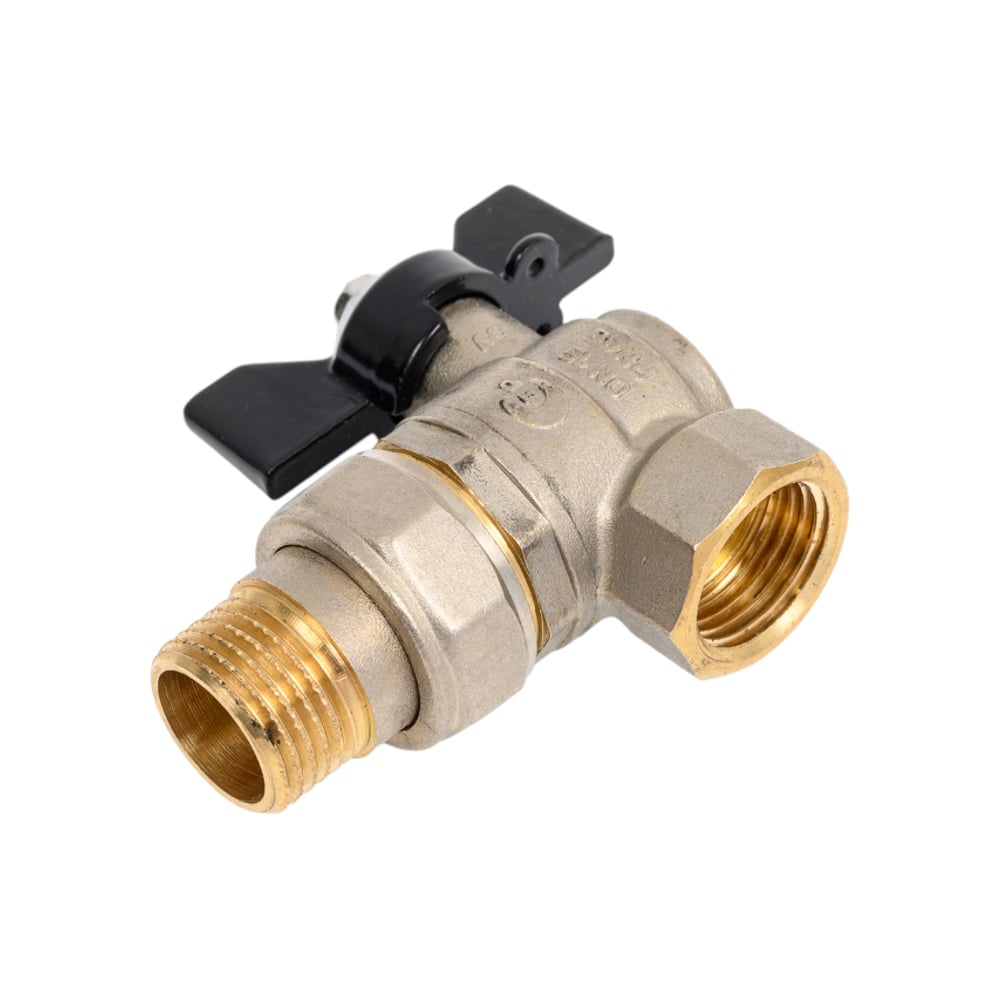 Изображение товара Кран шаровой латунный LD Pride Ду15 Ру40 угловой