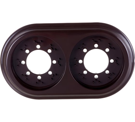 Изображение товара Рамка 2-местная Bylectrica, серия РЕТРО ЮЛИГ.735212.471, шоколад