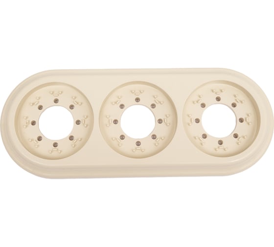 Изображение товара Рамка 3-местная Bylectrica, серия РЕТРО ЮЛИГ.735212.472, бежевый