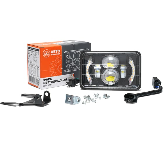 Изображение товара Фара светодиодная АВТОЭЛЕКТРИКА (ближний, дальний свет, ДХО, поворотник) прямоугольная FG308-RT-LED FG308-RT-LED 09.02649
