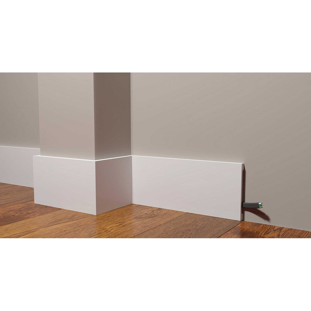 Изображение товара Напольный плинтус Decor-Dizayn влагостойкий под покраску 120Х13Х2000 мм