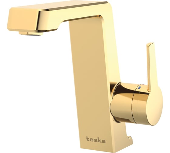 Изображение товара Смеситель для раковины TESKA Thetis, золото E5207