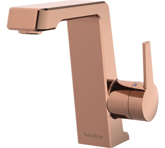 Изображение товара Смеситель для раковины TESKA Thetis, розовое золото E5209