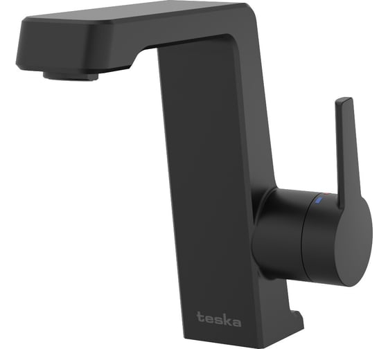 Изображение товара Смеситель для раковины TESKA Thetis, черный E5208