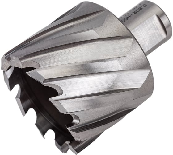 Изображение товара Сверло корончатое HSS по металлу (46х30/63 мм; Weldon 19) D.BOR CD-HSS-030-046-W