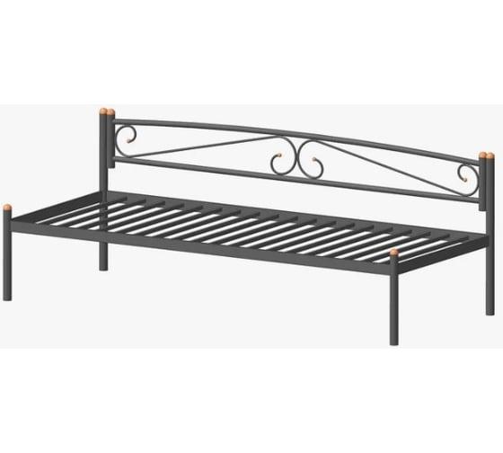 Изображение товара Тахта Дивометал Люкс 200x160 см, белый, металлическое основание 00-00008463