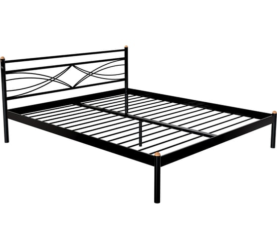 Изображение товара Кровать Дивометал Мираж 200x120 см, белый, металлическое основание 00-00003109