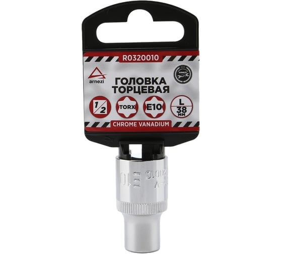 Изображение товара Головка внутренний TORX (Е10; 38 мм; 1/2) Arnezi R0320010