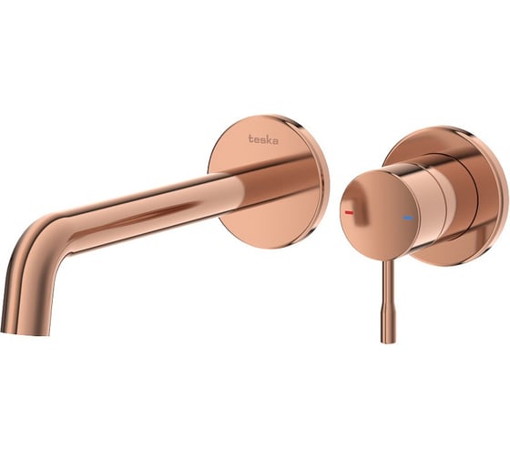 Изображение товара Смеситель для раковины TESKA Atlas, розовое золото E5709