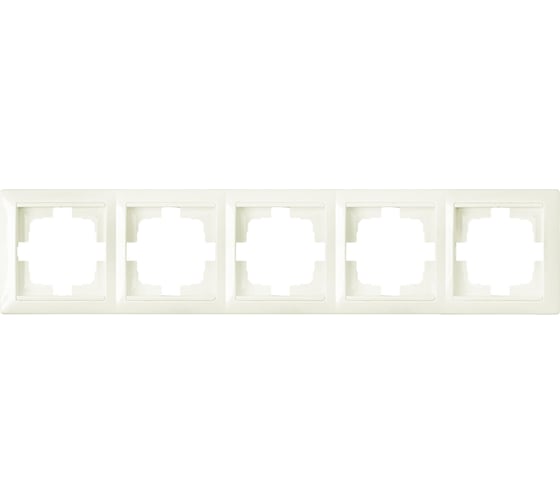 Изображение товара Рамка 5-местная Bylectrica, серия СТИЛЬ, ЮЛИГ.735212.297 бежевый