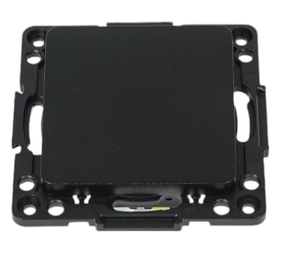 Изображение товара Механизм одновклавишного выключателя EKF Стокгольм, проходного, 10А, черный, PROxima EZV10-025-10