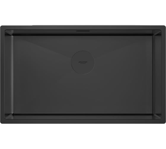 Изображение товара Мойка Paulmark NEXT 74 UNI, матовый черный, 740x440мм, 1.2 мм, нержавеющая сталь PM217444-MBN
