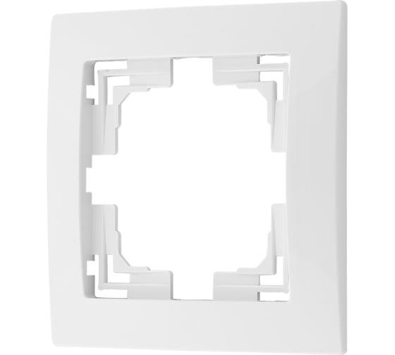 Изображение товара 1-местная рамка Bylectrica, серия УЮТ, без декоративной вставки, белый ЮЛИГ.735212.275