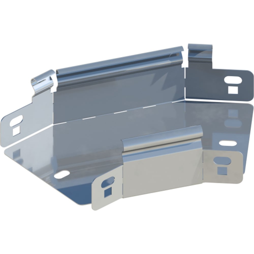 Изображение товара Угол горизонтальный 45 градусов сталь горячее цинкование 200х100 мм