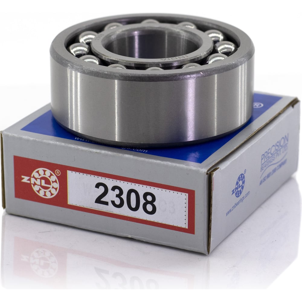 Изображение товара Подшипник ZNL 1608 2308 шариковый двухрядный радиальный сферический