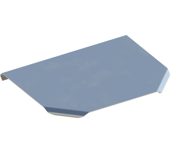 Изображение товара Крышка отвода Т-образного ООО "СТАЛЬНЫЕ СИСТЕМЫ" KOS-T 100 (1,5мм) горячий цинк KU31I-26