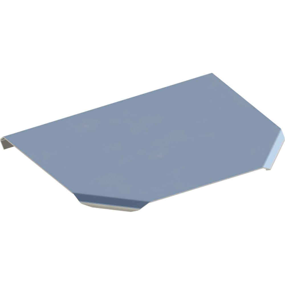 Изображение товара Крышка отвода Т-образного KOS-T 80, сталь, горячий цинк, 1 мм, 185х80 мм