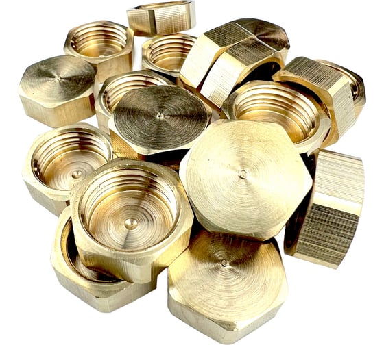 Изображение товара Заглушка латунная Профитт ВР 1/2" - 20 шт. 9274696