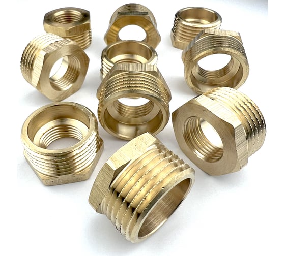 Изображение товара Футорка латунная Профитт НР1" - ВР1/2" - 10 шт. 9274931