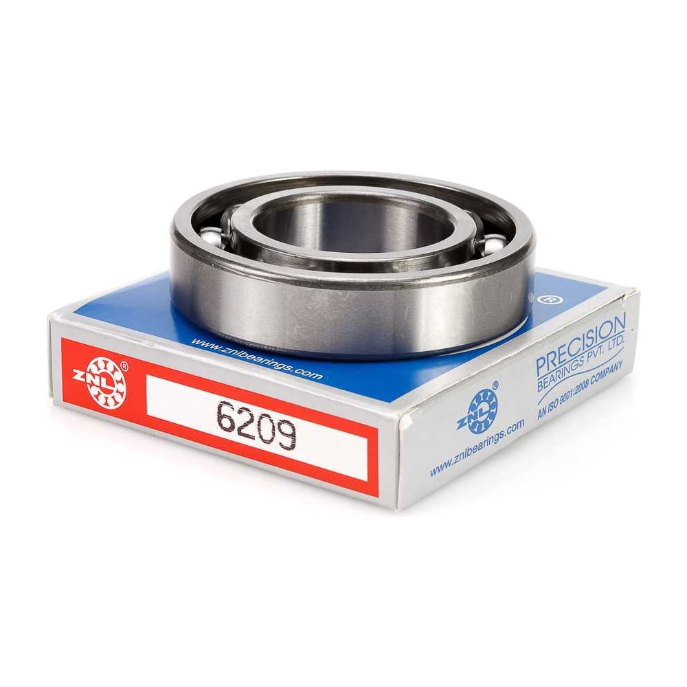 Изображение товара Подшипник ZNL 209 6209 шариковый однорядный радиальный 85 мм сталь