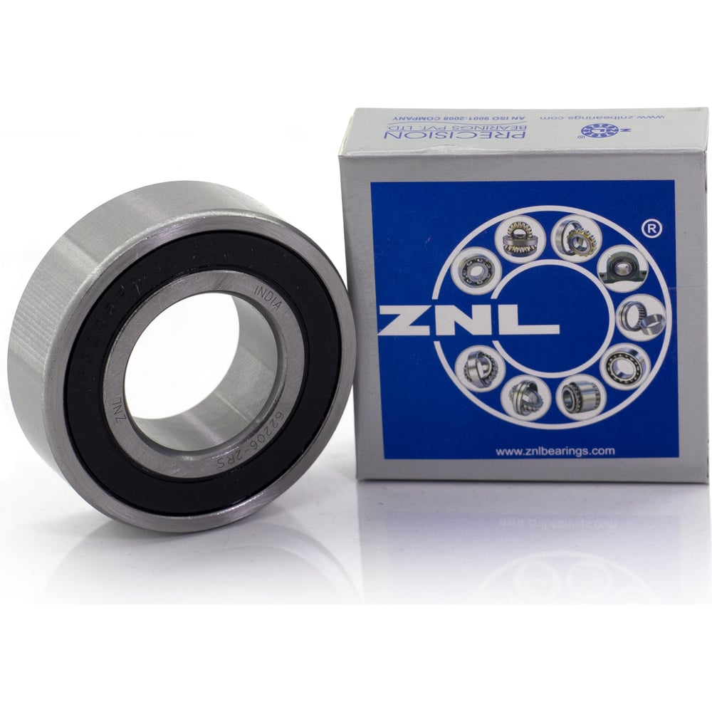 Изображение товара Подшипник ZNL 180506 62206 2RS радиальный шариковый