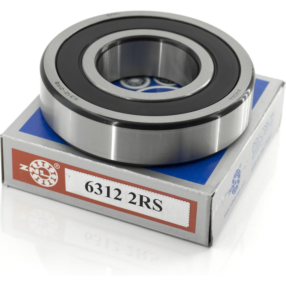Изображение товара Подшипник ZNL 180312 6312 2RS шариковый однорядный закрытый