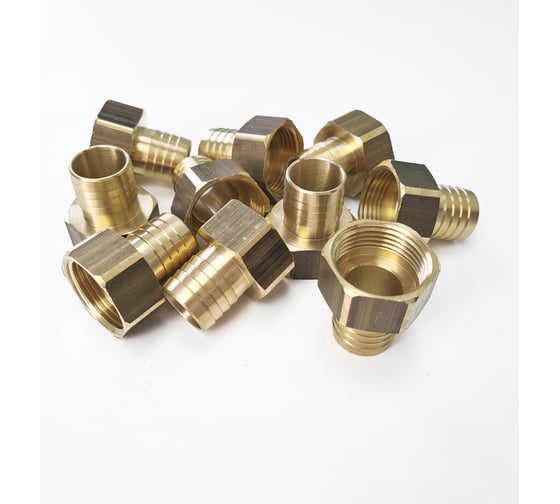 Изображение товара Штуцер для шлангов 10 шт, ВР 1" х 25 мм Профитт 9274580