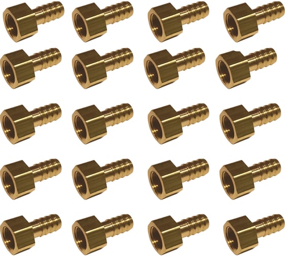 Изображение товара Штуцер для шлангов Профитт 20 шт, ВР 1/4" х 10 мм 9274481