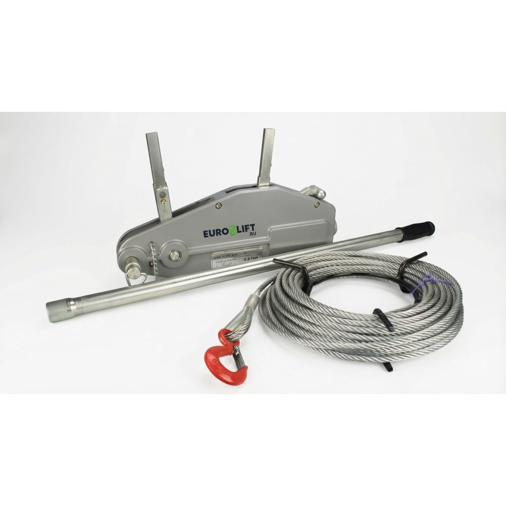 Изображение товара Ручная рычажная лебедка EURO-LIFT MTM GP-3.2 канат 20 м 00009739