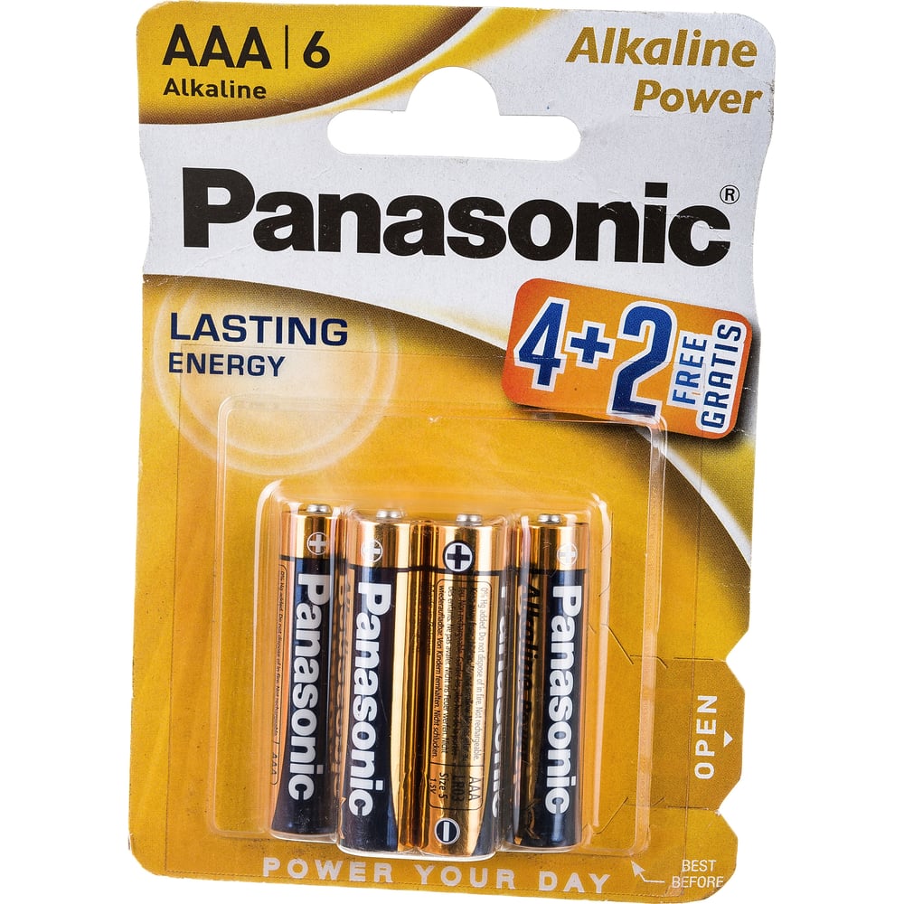 Элементы питания Panasonic элемент питания energizer maximum plus 841025 тип aaa lr03