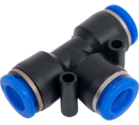 Изображение товара Фитинг T-образный Forsage для пластиковых трубок 10 мм F-SPE10(59391)