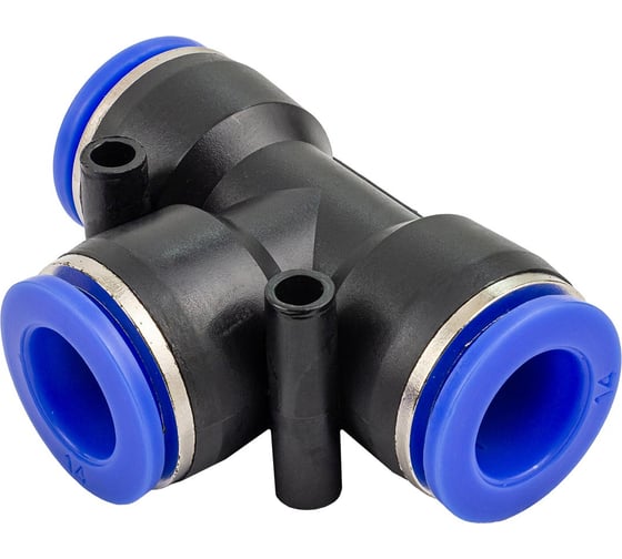 Изображение товара Фитинг T-образный Forsage для пластиковых трубок 14 мм F-SPE14(59393)