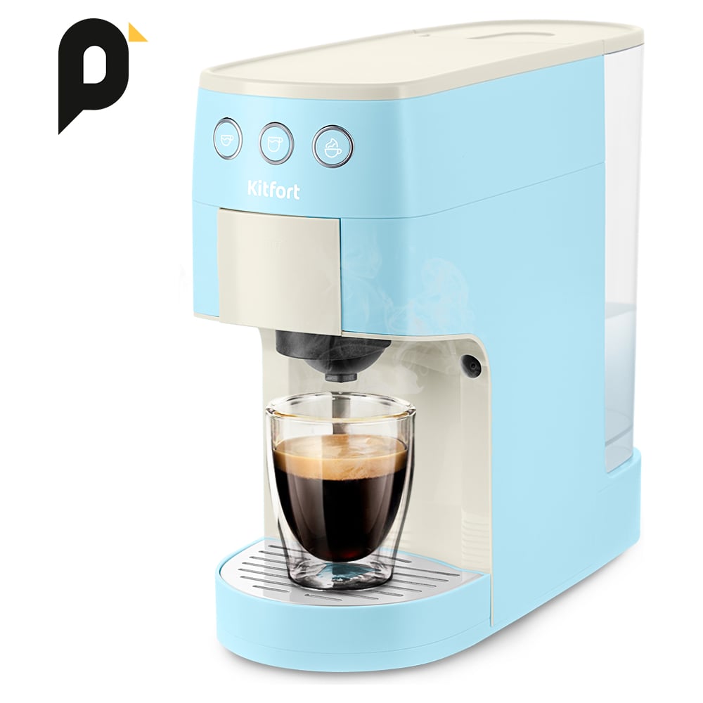 Изображение товара Кофеварка 3 в 1 KITFORT КТ-7466 для эспрессо и капучино