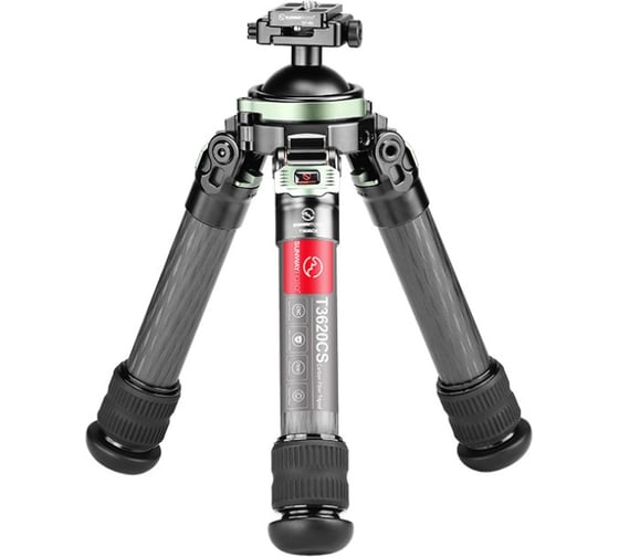 Изображение товара Штатив-трипод карбоновый Sunwayfoto T3620CS-D с зажимом SM-76 под ложе T3620CS-D+SM-76