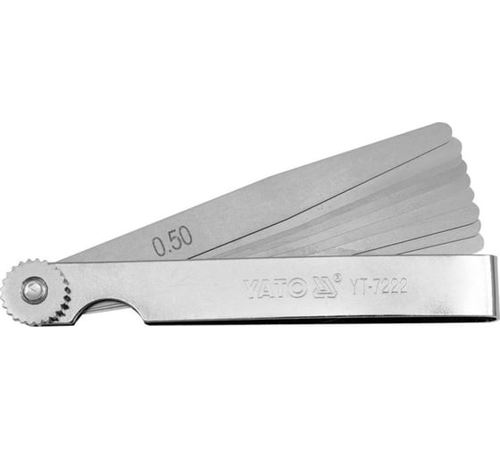 Изображение товара Измерительные щупы YATO 100мм, 10шт, 0,05-0,5мм YT-7222