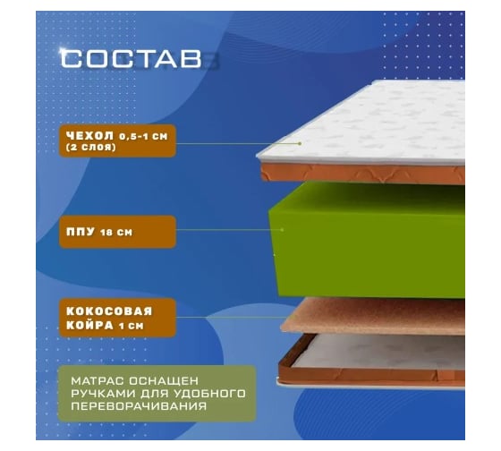 Изображение товара Матрас VitaFlex Vita-Sleep Comfort Beige 19Sk 120x200 BP-00328945