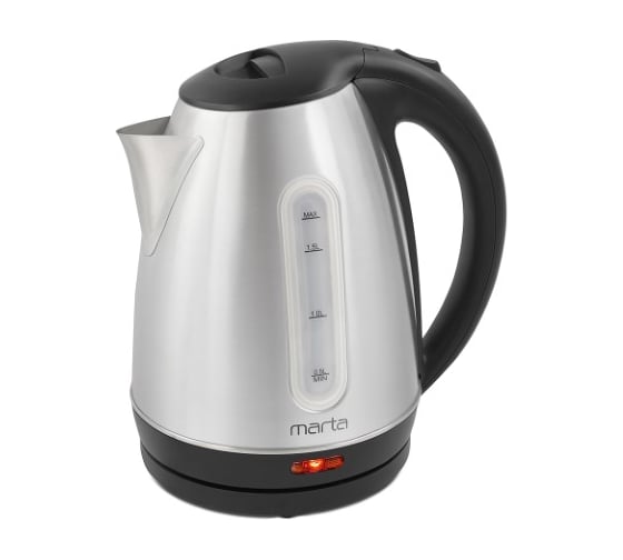 Изображение товара Металлический чайник MARTA черный жемчуг MT-1082 36315