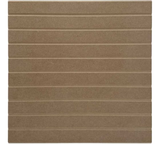 Изображение товара Панели декоративные стеновые Paneliavrora из МДФ в ПВХ пленке "Parallels" Под покраску 4640174740638