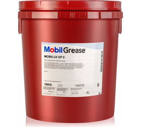 Изображение товара Пластичная смазка MOBIL Mobilux EP 0 18 кг 146374