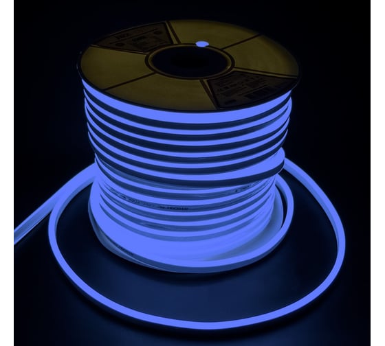 Изображение товара Светодиодная лента Jazzway  PFN-01 "Неон" 2835/120 BLUE IP65 (без аксессуаров) син. 5016453B