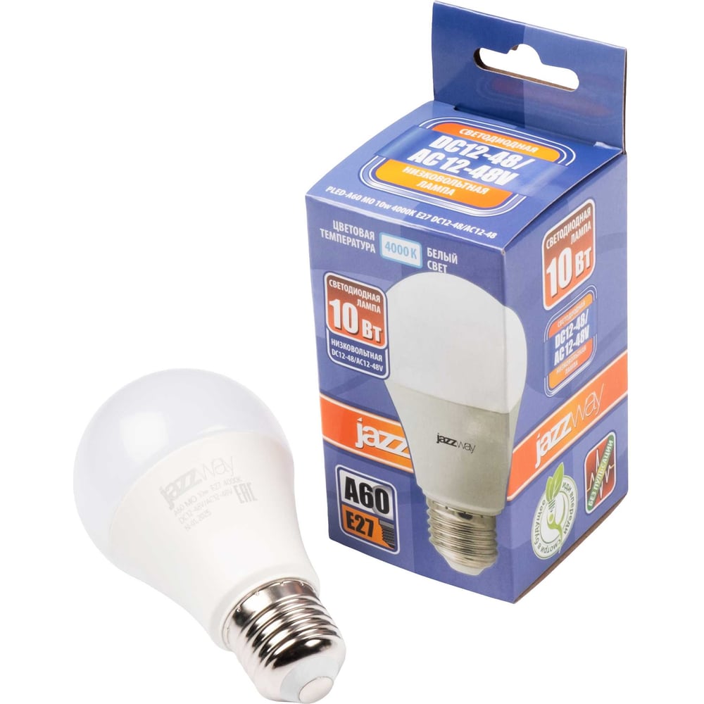 Изображение товара Светодиодная лампа Jazzway PLED-A60 MO 10Вт 4000К E27