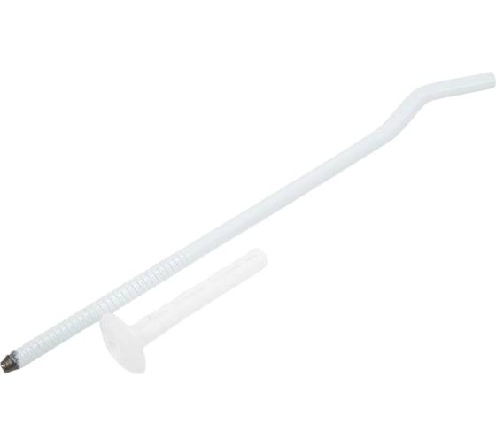 Изображение товара Кронштейн анкерный для радиатора Damento с дюбелем, белый, 7x260 016578