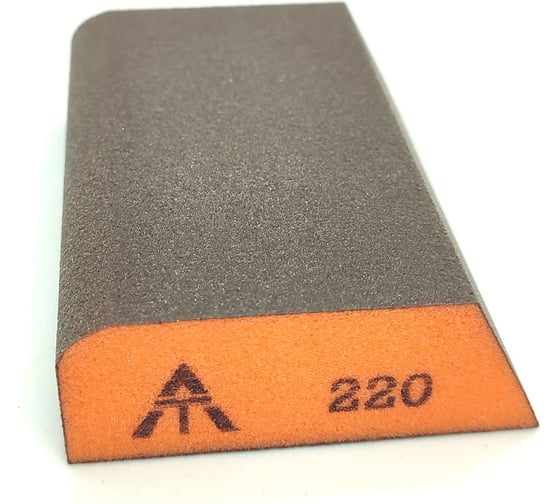 Изображение товара Шлифовальный блок Interflex 98х69х25 мм, 4-х сторонний со скошенным и радиусным углом Р220 4022926825