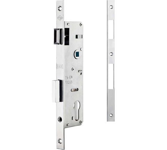 Изображение товара Замок врезной KALE KILIT цилиндровый, узкопрофильный, 153Р, 85BS35, 16CP, SP, DRos, STB 153P3500044